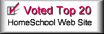 [Top 20 HomeSchool Web Sites Award]
